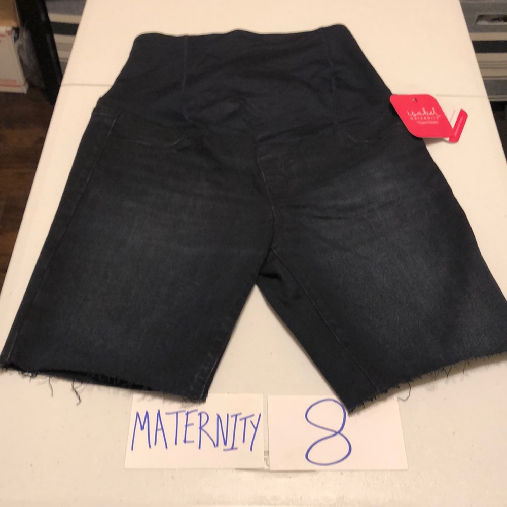 Isabel Maternity Denim Shorts Size 8